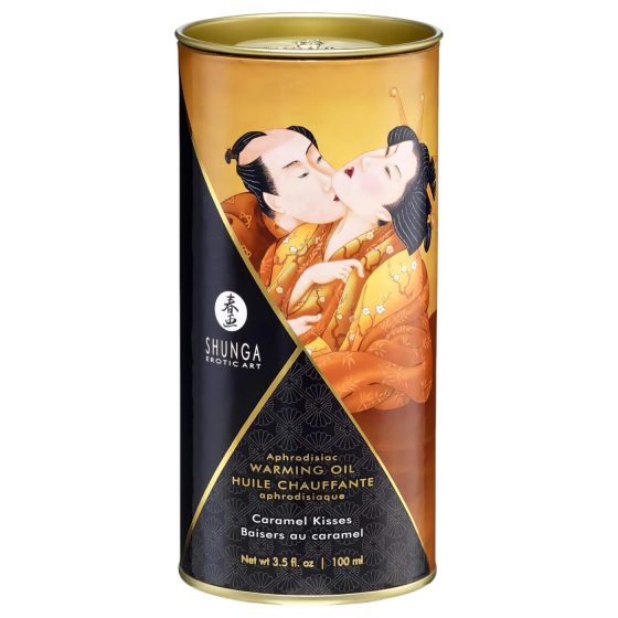 Shunga - hrejivý masážny olej - karamel (100 ml) 