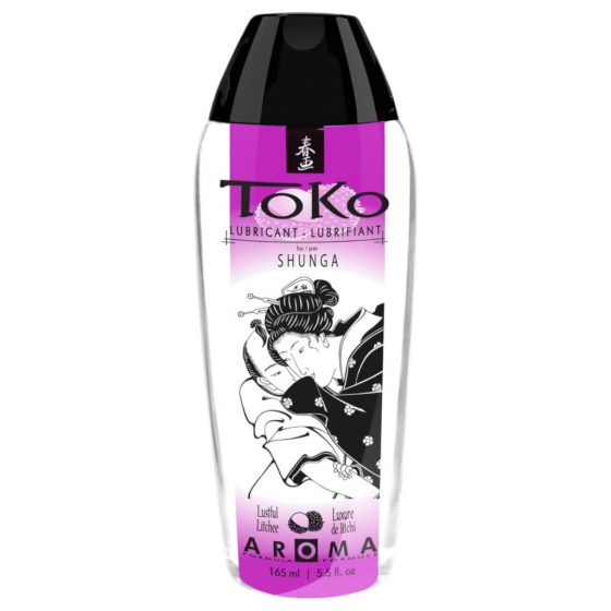 Shunga Toko Aroma Lustful Litchee - ochutený lubrikant - 165 ml