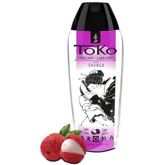 Shunga Toko Aroma Lustful Litchee - ochutený lubrikant - 165 ml