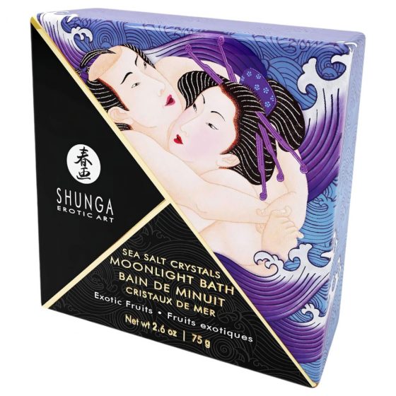 Shunga Exotic Fruits - Kryštál do kúpeľa s minerálmi z Mŕtveho mora (75g)