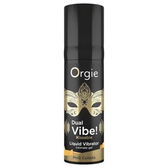 Orgie Dual Vibe! - tekutý vibrátor - Pinã Colada (15 ml)