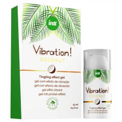 Intt Vibration! - tekutý vibrátor - kokos (15 ml)