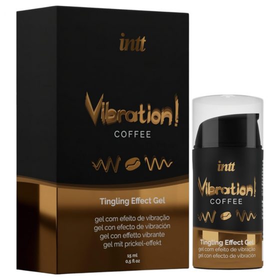 Intt Vibration! - tekutý vibrátor - káva (15 ml)