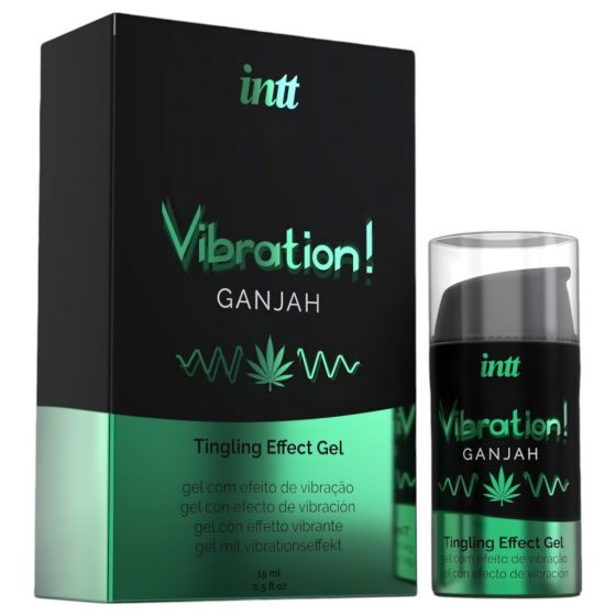 Intt Vibration! - tekutý vibrátor - Ganjah (15ml)