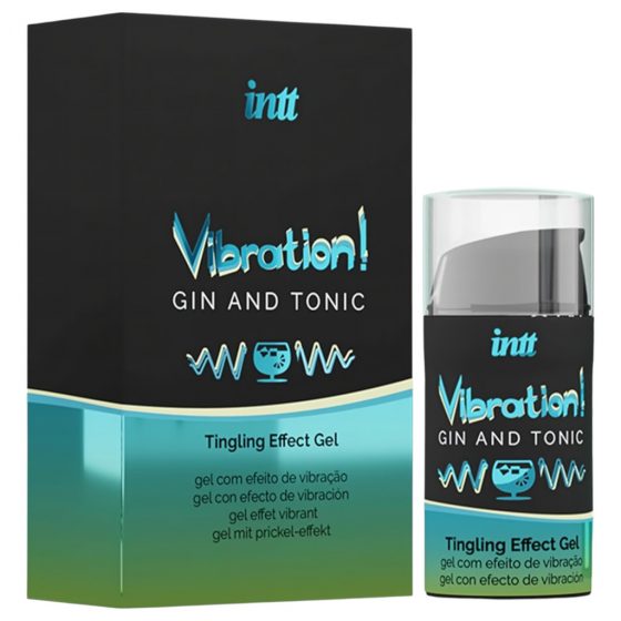 Intt Vibration! - tekutý vibrátor - Gin Tonic (15ml)