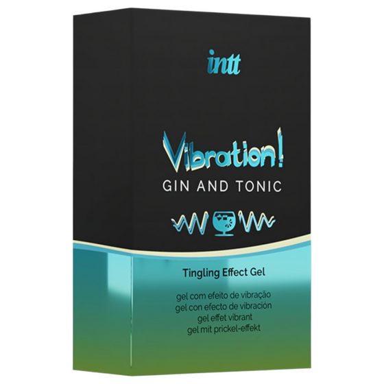 Intt Vibration! - tekutý vibrátor - Gin Tonic (15ml)