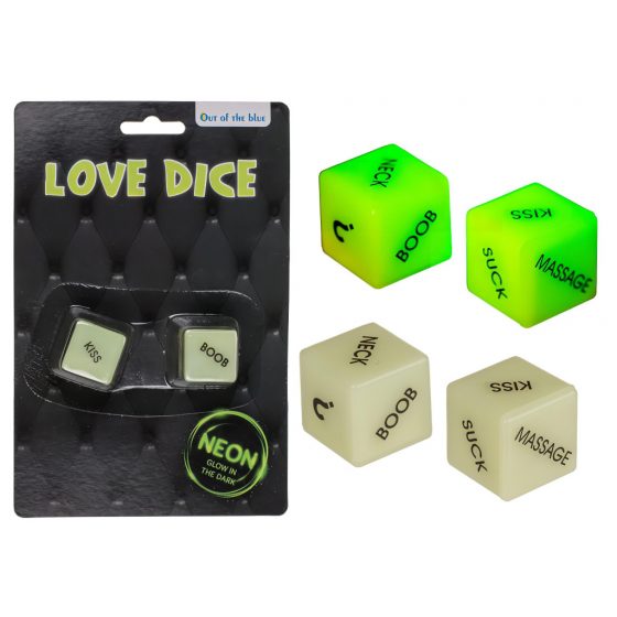 Orion Dice Glow in the dark - hracie kocky svietiace v tme