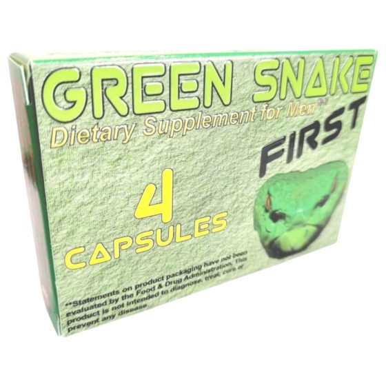 Green Snake First - výživový doplnok pre mužov (4ks)