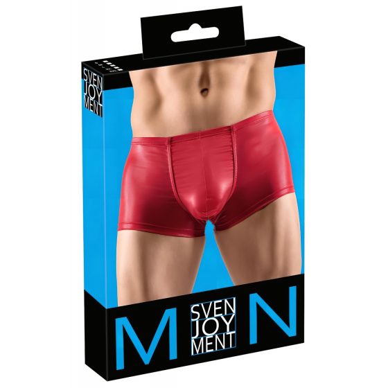 Svenjoyment - lesklé push-up boxerky (červené)