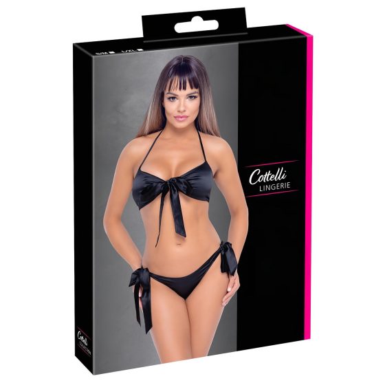 Cottelli - Bikini štýl podprsenkový set (čierny)