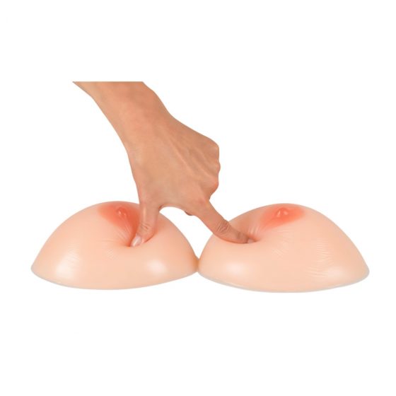 Cottelli - silikónová Push-up vložka s bradavkami (2 x 600g)