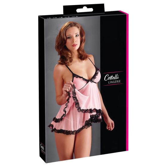 Cottelli Babydoll Rosa - babydoll (ružové)