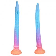   OgazR XXL Eel - fluorescenčné análne dildo - 47 cm (ružové)