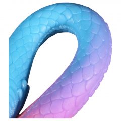   OgazR XXL Eel - fluorescenčné análne dildo - 47 cm (ružové)