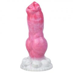 Animalorny Buldog - psí penis dildo - 17 cm (ružový)