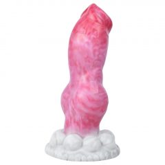 Animalorny Buldog - psí penis dildo - 17 cm (ružový)