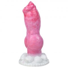 Animalorny Buldog - psí penis dildo - 17 cm (ružový)