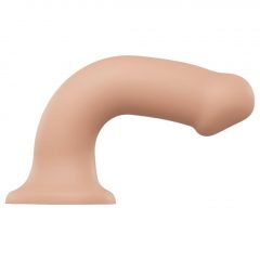   Strap-on-me XL - dvojvrstvové realistické dildo - extra veľké (prírodné)