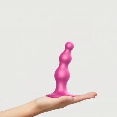   Strap-on-me Beads S - páskové dildo s korálkami (ružové)