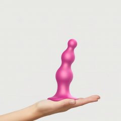   Strap-on-me Beads M - páskové dildo s korálkami (ružové)