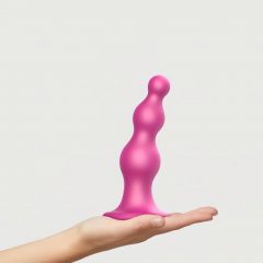   Strap-on-me Beads L - dildo s korálkami a nožičkami (ružové)