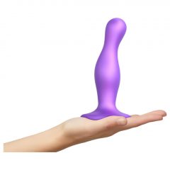   Strap-on-me Curvy M - zvlnené dildo s nožičkami (fialové)