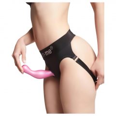   Strap-on-me Curvy S - zvlnené dildo s nožičkami (ružové)