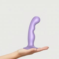 Strap-on-me P&G M - zahnuté dildo s nožičkami (fialové)