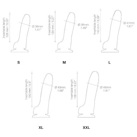 Strap-on-me S - dvojvrstvové realistické dildo s nožičkami (prírodné)