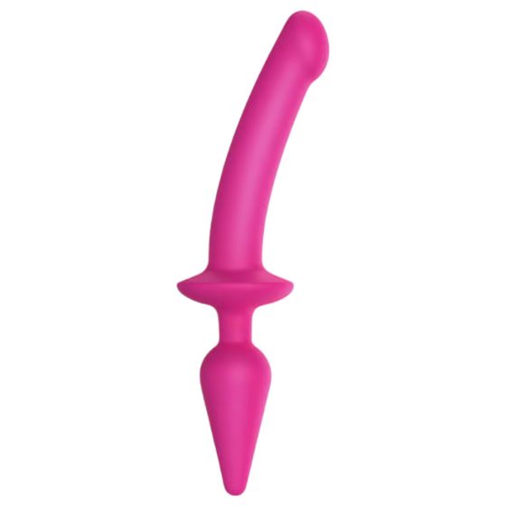 Strap-on-me Swith Semi-Realistic L - silikónové dildo 2v1 (ružové)