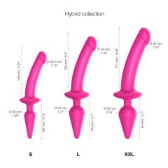   Strap-on-me Swith Semi-Realistic L - silikónové dildo 2v1 (ružové)