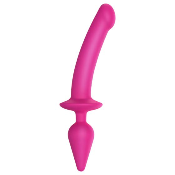 Strap-on-me Swith Semi-Realistic XXL - silikónové dildo 2v1 (ružové)