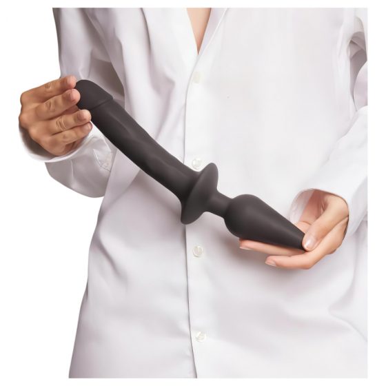 Strap-on-me Swith Realistic XXL - silikónové dildo 2v1 (čierne)