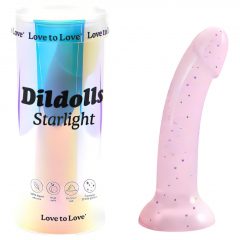   Dildolls Starlight - dildo v tvare hviezdy s nožičkami (ružové)