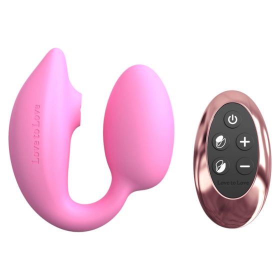 Love to Love Wonderlover - vibrátor na klitoris s bodom G (ružový)