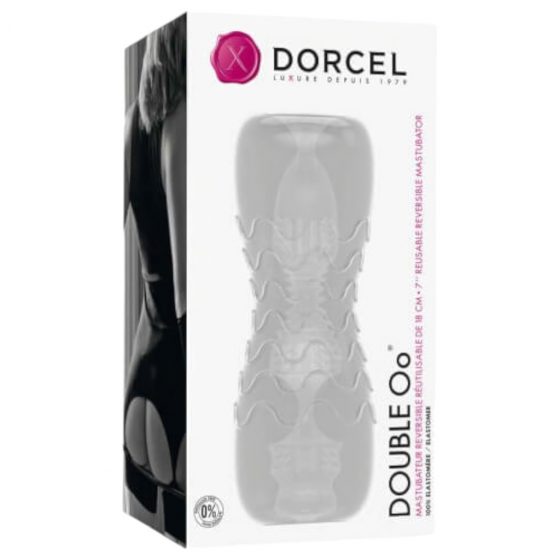 Dorcel Double Oo - masturbátor (priesvitný)