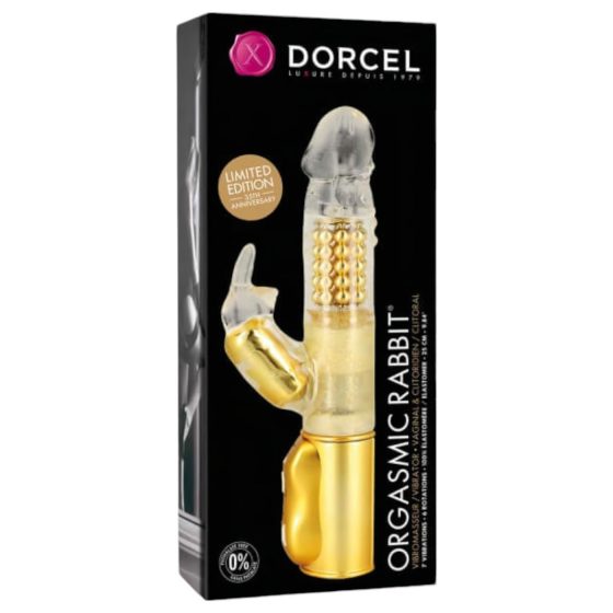 Dorcel Orgasmic Rabbit - vibrátor s rohom (zlatý)