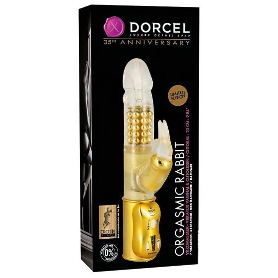 Dorcel Orgasmic Rabbit - vibrátor s rohom (zlatý)