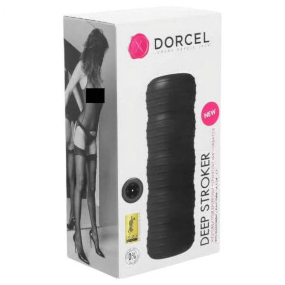 Dorcel Deep Stroker - pánsky masturbátor (čierny)