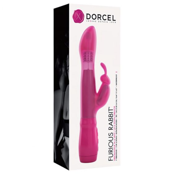 Dorcel Furious Rabbit - vibrátor s rohom (ružový)