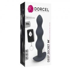   Dorcel Deep Secret M - dobíjací rádiový análny vibrátor (čierny)