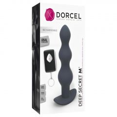   Dorcel Deep Secret M - dobíjací rádiový análny vibrátor (čierny)