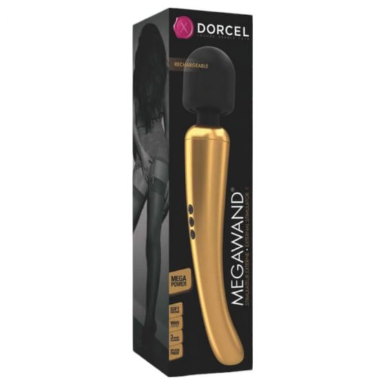 Dorcel Megawand - nabíjací masážny vibrátor (zlatý)