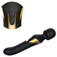   Dorcel Dual Orgasms Gold - nabíjací masážny vibrátor 2in1 (čierny)