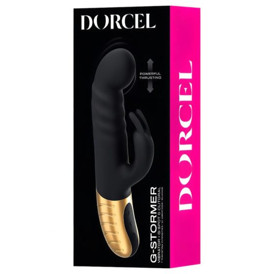 Dorcel G-stormer - bezdrôtový vibračný vibrátor s výkyvným ramenom (čierny)