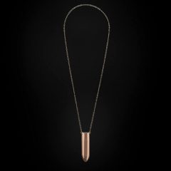   Dorcel - dobíjací, vodotesný vibračný náhrdelník (ružové zlato)