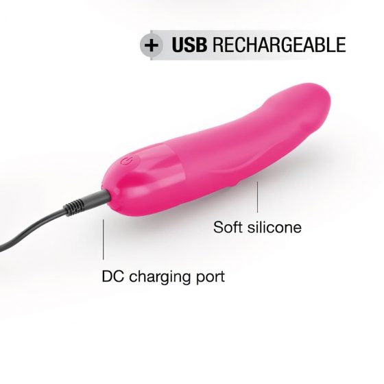 Dorcel Real Vibration S 2.0 - nabíjací vibrátor (ružový)