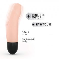   Dorcel Real Vibration S 2.0 - nabíjací vibrátor (prírodná farba)