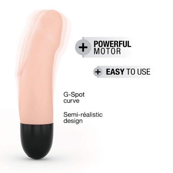 Dorcel Real Vibration S 2.0 - nabíjací vibrátor (prírodná farba)