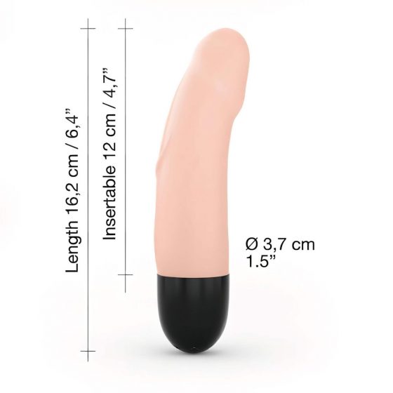 Dorcel Real Vibration S 2.0 - nabíjací vibrátor (prírodná farba)